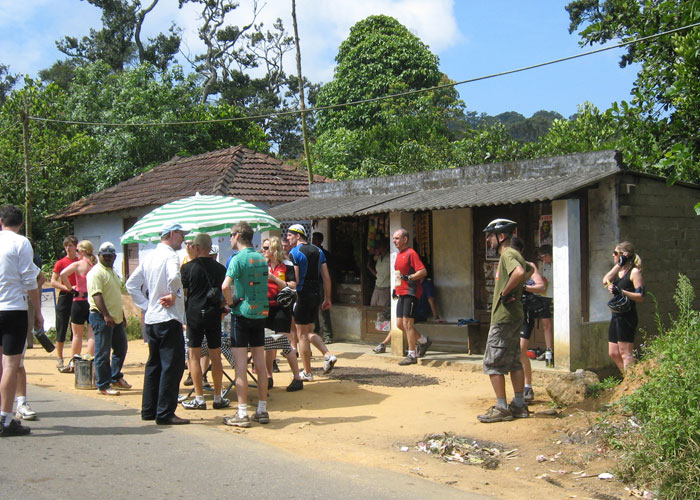 Tea time at Munnar during cycling